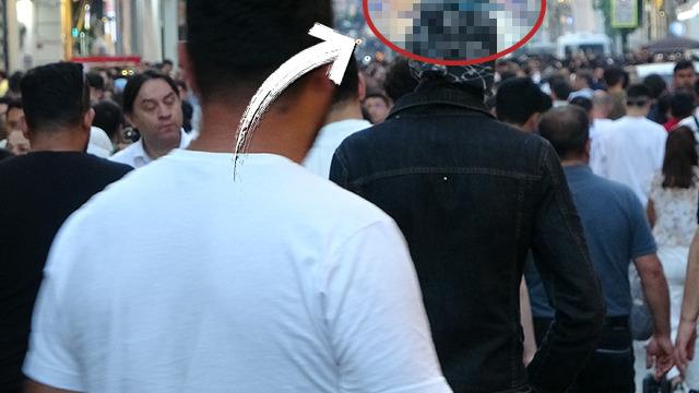 Taksim’de ilginç görüntü! Görenler şaşkınlığını gizleyemedi... İlgi odağı oldu