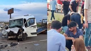 Yürekleri ağza getiren kaza! Çok sayıda işçi yaralandı: 4'ünün durumu ağır