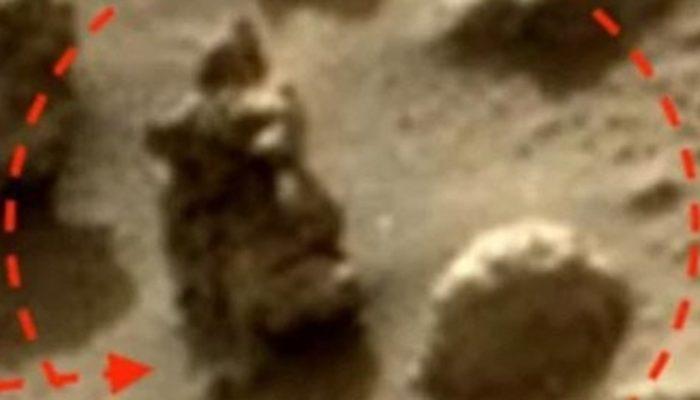 NASA paylaştı, Mars'ta yine tuhaf görüntüler var!
