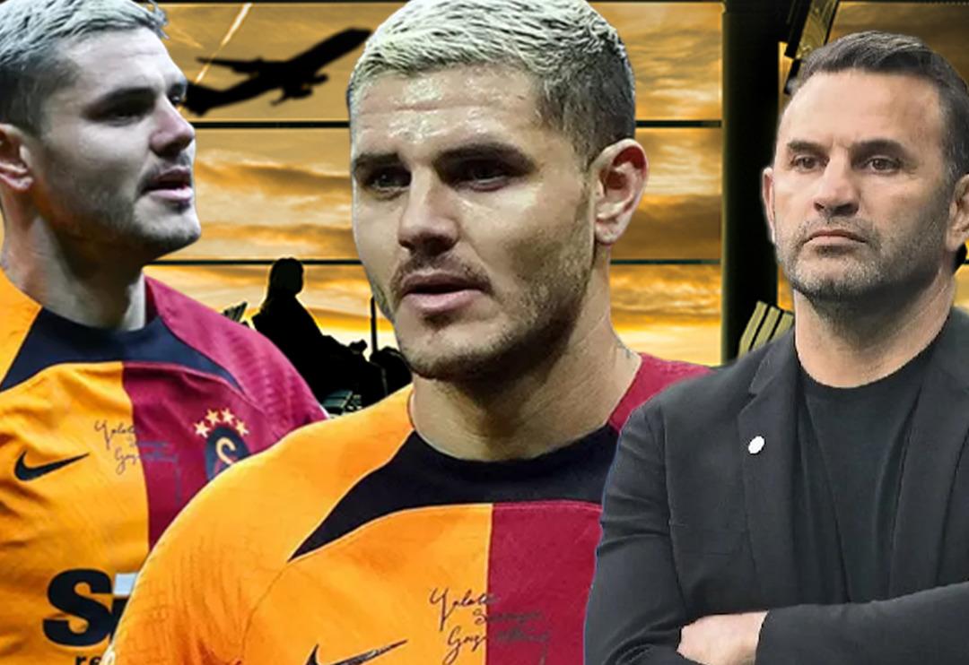 Galatasaray Teknik Direkt&ouml;r&uuml; Okan Buruk'tan gece yarısı Icardi bombası! Transfer i&ccedil;in tarih verdi