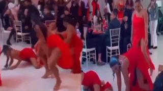 Böyle düğün dansı ne görüldü ne de duyuldu! Nedimeler coştukça çoştu... Yerlerde twerk yaptılar