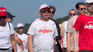 Tanju Özcan Ankara'ya yürüyüşe başlamıştı! Sosyal medyadan paylaştı: 'Yürüyorum sana doğru'