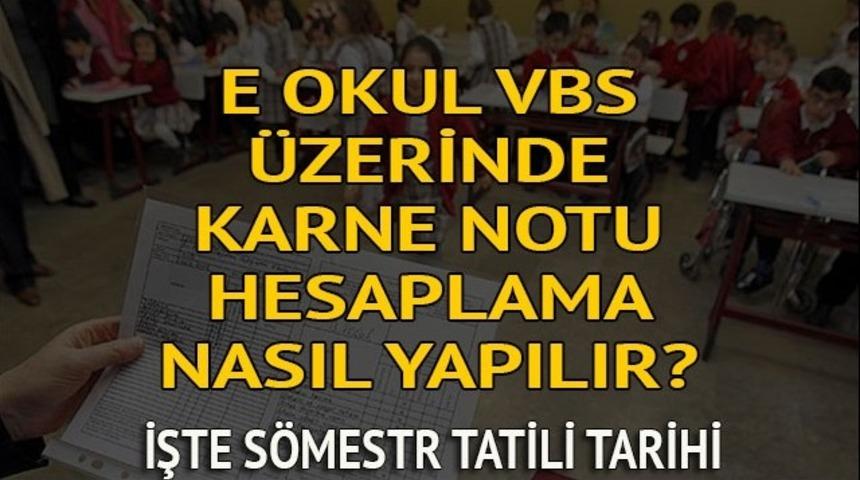 E-okul karne sorgulama: E-okul VBS girişi ile karne notu nasıl hesaplanır?