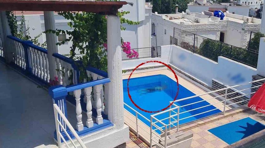 Bodrum'daki otelde korkunç olay: Görenler dehşete düştü! Havuzun tabanında...