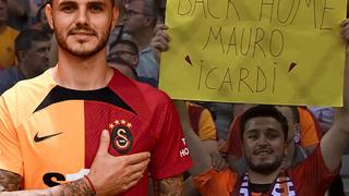 Galatasaray-Hull City maçından önce ilginç pankart! Icardi sahada yokken bile gündeme oturdu