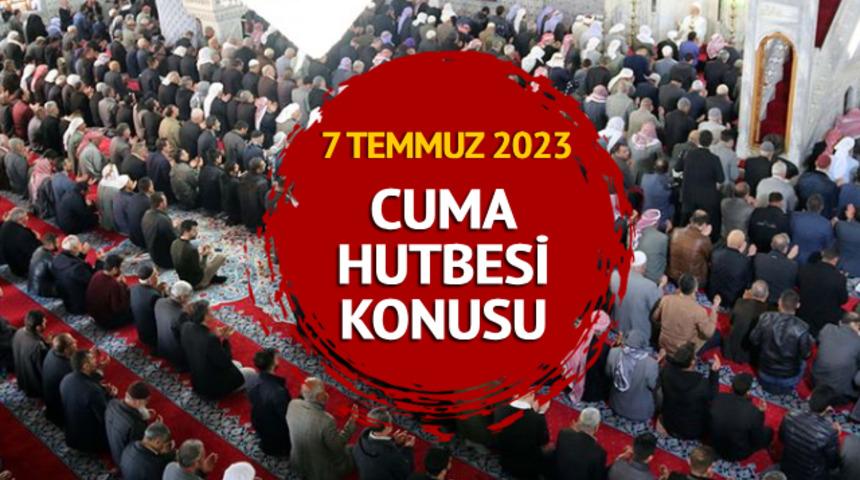 CUMA HUTBESİ KONUSU 7 TEMMUZ 2023: Diyanet Cuma hutbesi konusunu açıkladı: "Evliliklerimiz kolay olsun"