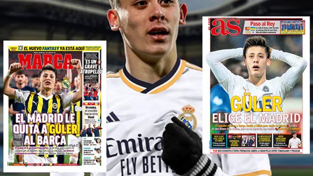 Fenerbahçe'den Real Madrid'e transfer olan Arda Güler'den 5 yıllık sözleşme! Saat 15.00'te İspanya'ya uçtu