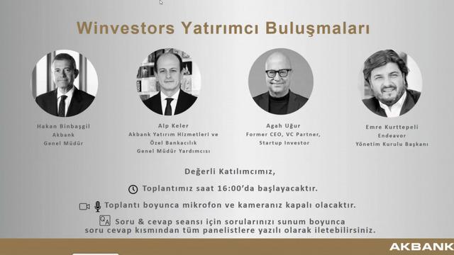 Emre Kurttepeli Attended Winvestors Investor Meetings as Speaker