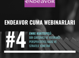 Emre Kurttepeli, Attended “Endeavor Friday Webinars #4” as Speaker