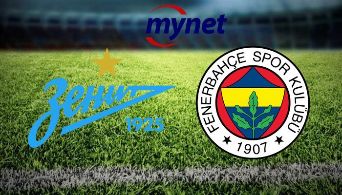 Zenit Fenerbahçe hazırlık maçı ne zaman, saat kaçta? Zenit Fenerbahçe