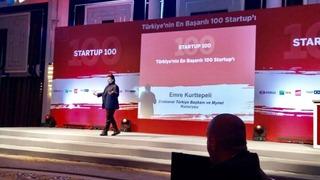 Emre Kurttepeli Joined Startup 100 Award Ceremony as Speaker