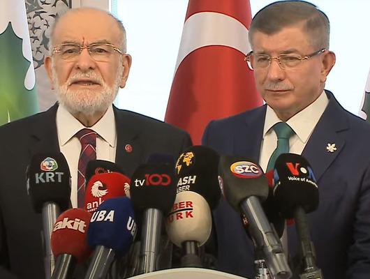 İki parti anlaştı! Detayları Ahmet Davutoğlu duyurdu! 