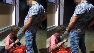 Hindistan’da skandal görüntüler! Kast sisteminde kendisini üstün gördüğü için işçinin üzerine tuvaletini yaptı