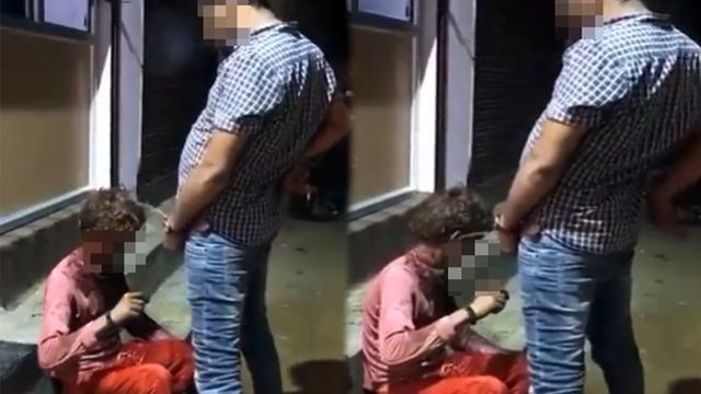Hindistan’da skandal görüntüler! Kast sisteminde kendisini üstün gördüğü için işçinin üzerine tuvaletini yaptı