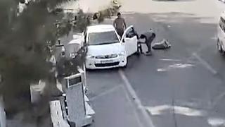 Direksiyon başında nefessiz kaldı, imdadına polis yetişti! O anlar böyle görüntülendi