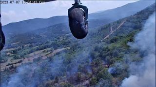 Çanakkale’de orman yangını! 2 saat sonra kontrol altına alındı