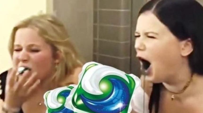 İnternetin son popüler trendi çok ölümcül: Deterjan kapsülü yemek