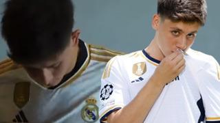 Arda Güler Real Madrid formasını giydi, ilk tepkisi sosyal medyada gündem oldu!