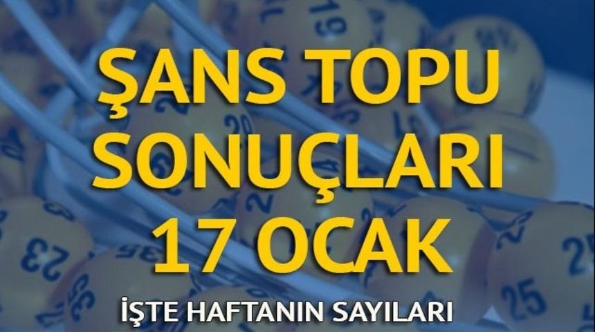 Şans Topu sonu&ccedil;ları sorgula: 17 Ocak Şans Topu &ccedil;ekilişinde 5+1 bilen yok!