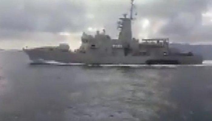Son dakika: Yunan hücum botu Türk sahil güvenlik botuna çarptı