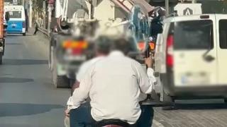 Trafikte 'yok artık' dedirten görüntüler... Bu da oldu!