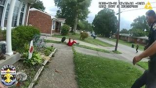 ABD'de polisin domuz ile imtihanı güldürdü! Yakalamak için çok uğraştılar