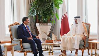 Erdoğan'ın ziyaretinden günler önce 'Katar' teması! Cumhurbaşkanı Yardımcısı Yılmaz ve Bakan Şimşek, Al Thani ile görüştü: 'Özellikle savunma sanayi ve enerji alanlarında...'