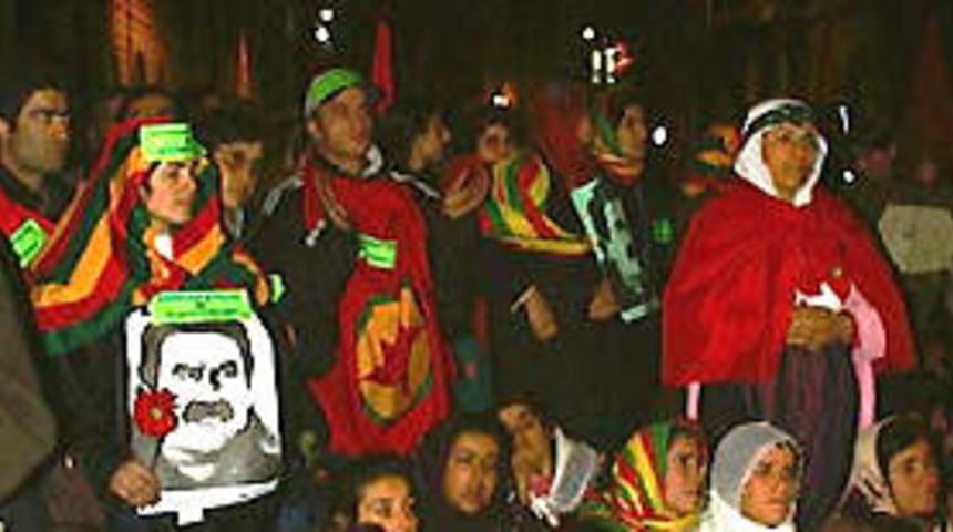 Atina'da PKK kutlaması