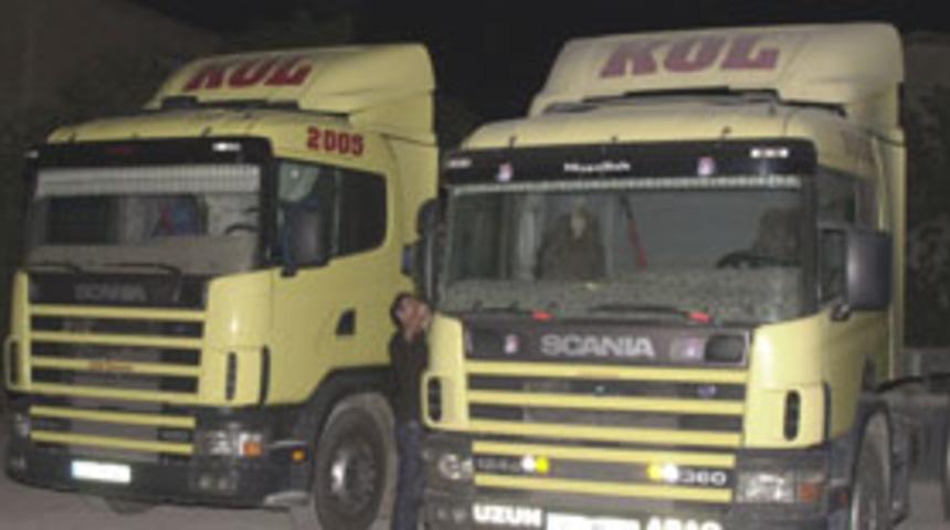 İzmir'de silahla tır gasp ettiler