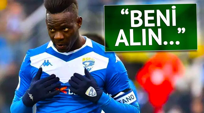 Balotelli'nin Türkiye hasreti dinmiyor! Şimdi de Trabzonspor'a haber gönderdi: Gol sorununuzu çözerim