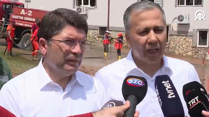 SON DAKİKA | Bartın'da Bakan Yerlikaya o bölgeleri uyardı! 'Tehlike devam ediyor'