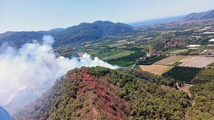 Muğla Ortaca'da orman yangını! Havadan ve karadan müdahale ediliyor