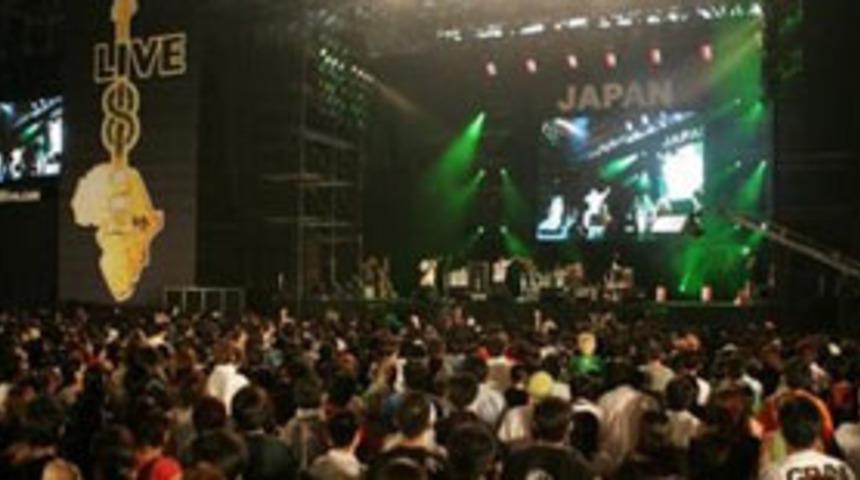 Live 8 konserleri başladı