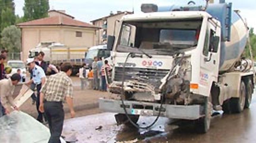 Aksaray'da trafik kazası: 1 yaralı