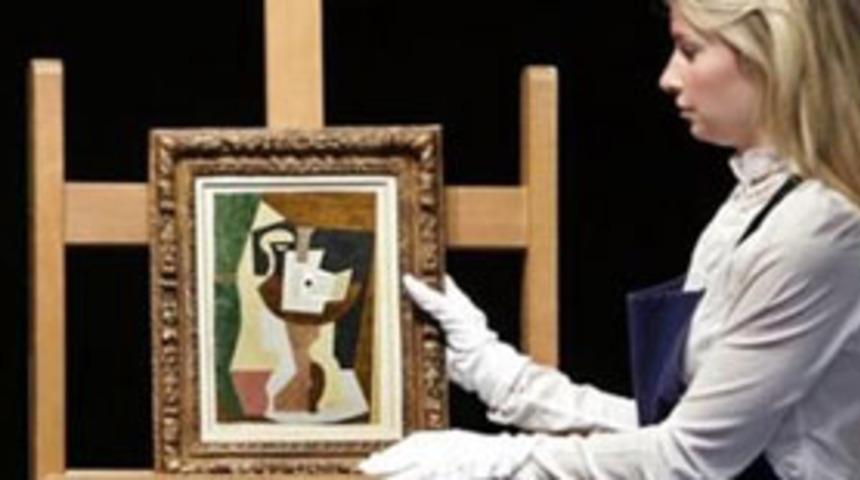 Picasso'nun tablosu 560 bin dolara satıldı