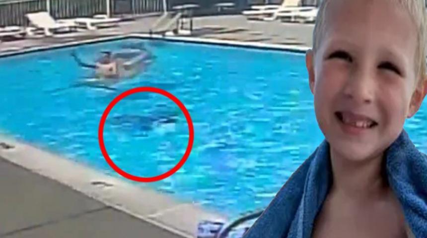 Havuzda oyun oynadıklarını zannettiler! 7 yaşındaki çocuk gözlerinin önünde boğuldu... Tek bir yetişkin yardım etmedi