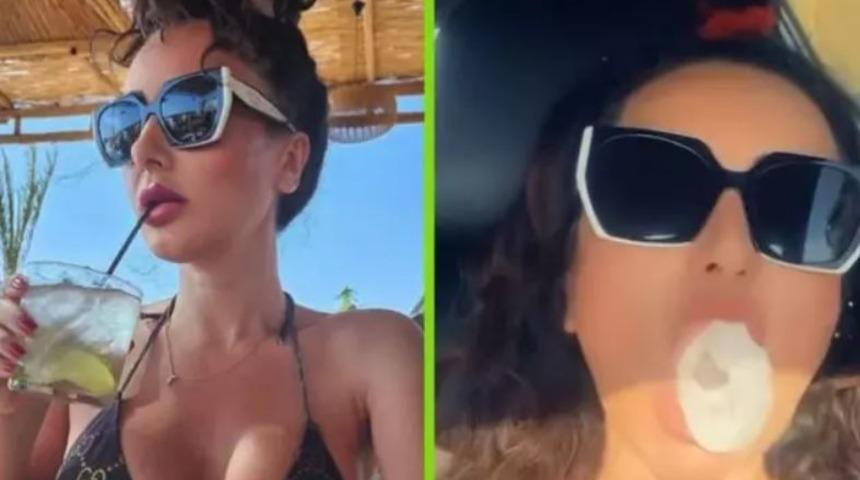 Tuğba Ünal çiğnediği sakızı 30 bin TL'ye sattı! "İğrenç" yorumları yağdı