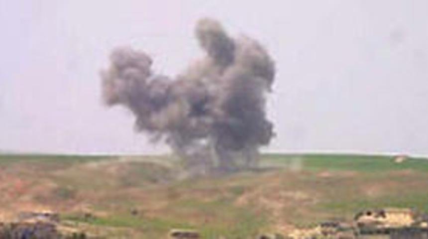 Mayın, ter&ouml;ristlerin elinde patladı