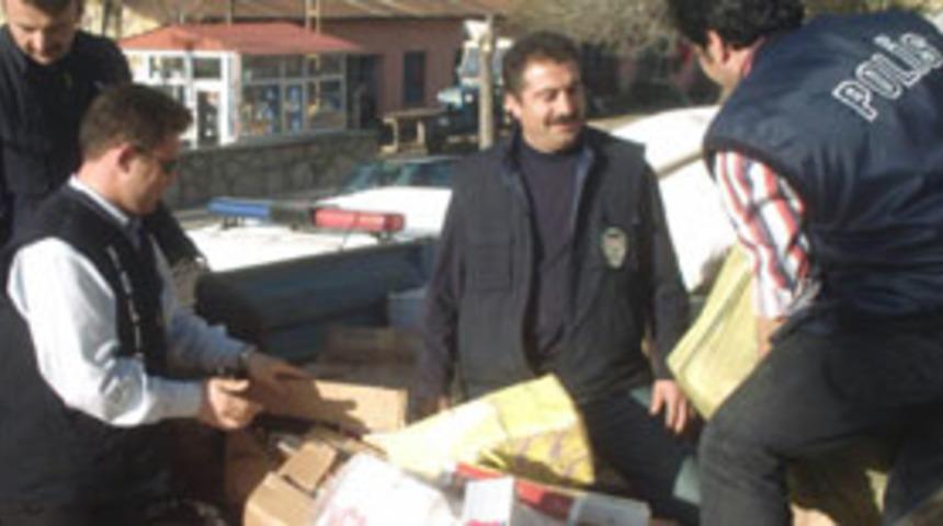 Jandarmadan kaçak içki operasyonu