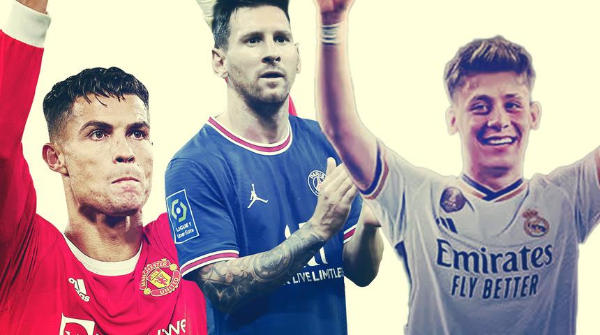 Messi, Ronaldo ve Arda Güler var! Henüz 18 yaşında olmasına rağmen dünya yıldızlarının arkasından üçüncü sıraya yerleşti