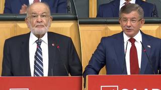Kürsüye önce Karamollaoğlu, sonra Davutoğlu çıktı: Saadet ve Gelecek partilerinden TBMM'de ilk ortak toplantı! Bugün yeni bir milat