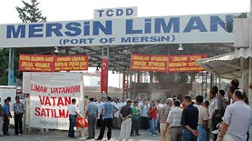Mersin Limanı'nın &ouml;zelleştirilmesine iptal