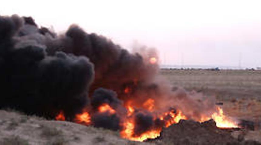 Kerk&uuml;k'te petrol boru hattına saldırı