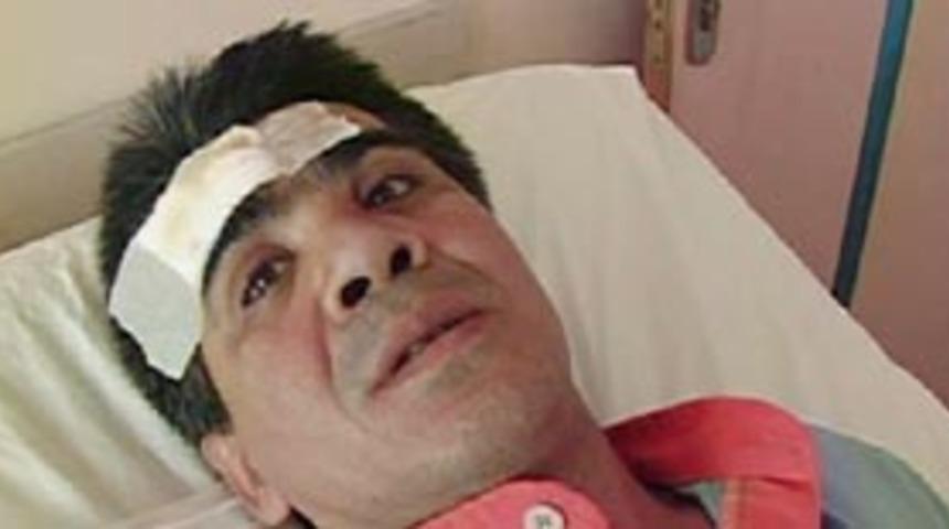 Hastane personeline refakat&ccedil;i dayağı