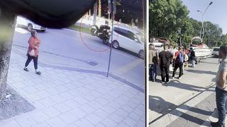 Akıllara durgunluk veren kaza kamerada! Karayolunda teknenin altında kaldı