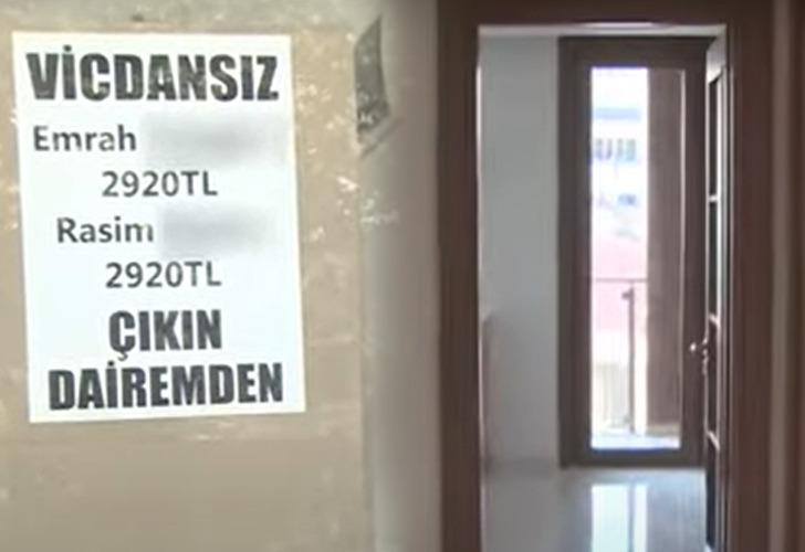 İstanbul'da ev sahibi çareyi böyle buldu, yaptığı 'pes' dedirtti! Apartman girişine astı: 'Bu bir suç'