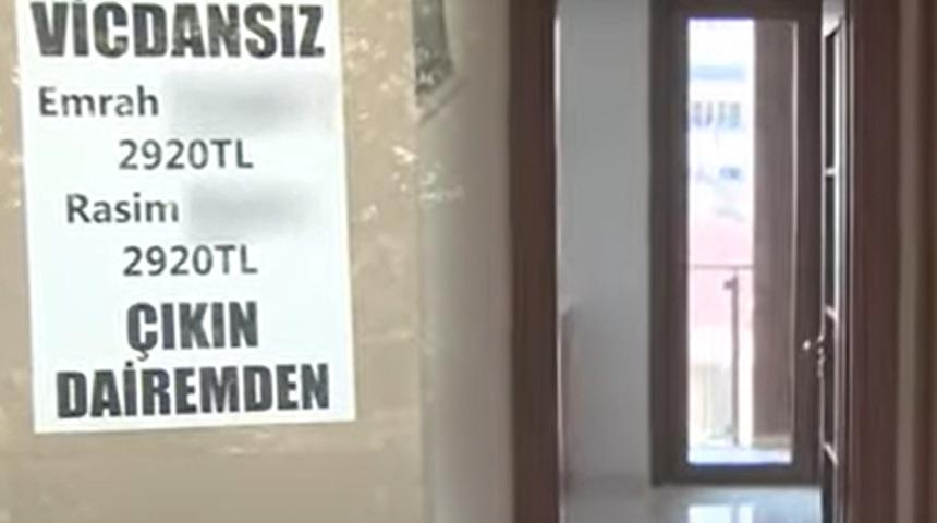 İstanbul'da ev sahibi çareyi böyle buldu, yaptığı 'pes' dedirtti! Apartman girişine astı: 'Bu bir suç'