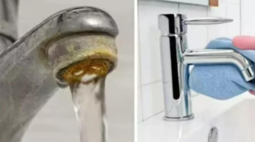 İnat&ccedil;ı kire&ccedil; lekeleri tarihe karışıyor! 2 malzeme ile kire&ccedil;lenmiş musluklar ayna gibi olacak