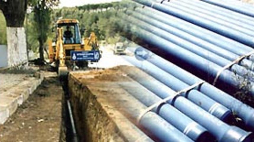 3 ayda 300 km i&ccedil;mesuyu şebekesi