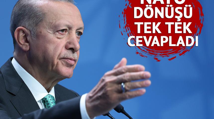 SON DAKİKA | 'Vize serbestisinde mesafe alacağımıza inanıyorum' NATO Zirvesi sonrası Erdoğan'dan dikkat çeken açıklamalar! İsveç, Gümrük Birliği, AB, F-16 satışı...